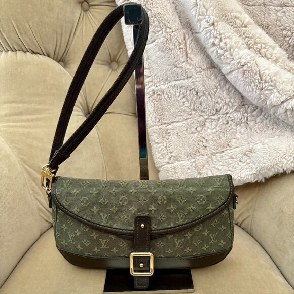 VTG Auth. LOUIS VUITTON Marjorie Mini Lin Monogram TH0063 Baguette Hobo Bag - Picture 4 of 13